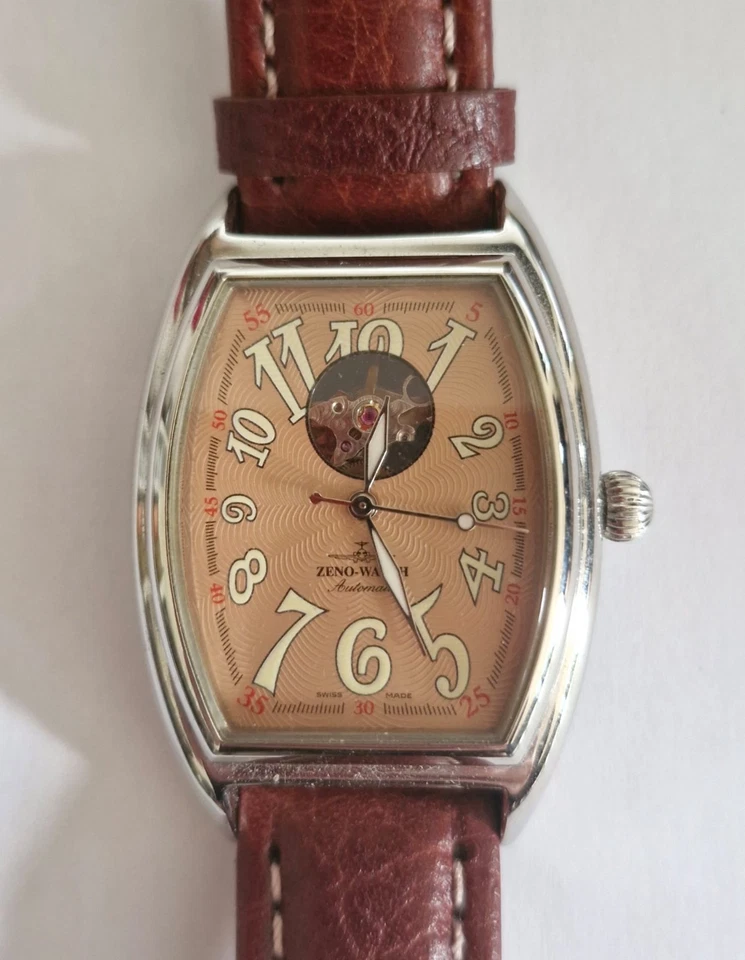 ZENO Automatic WATCH Tonneau Retro Open Heart - FRANK MULLER - Image 2 of 4