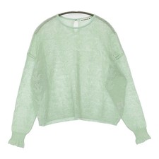 Mina Perhonen Tulip Knit Mint Size 40 Crew Neck Used  57200