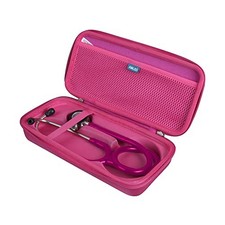 Anleo EVA Hard Travel Case for 3M Littmann Stethoscope Plum Red