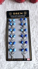 12 Pieces U-shaped Brooch Pins Hijab Scarf Pearl Safety Pin Sweater Shawl Clips