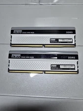 KLEVV CRAS V RGB 32GB (2 x 16GB DDR5-6000) DIMM Memory White 