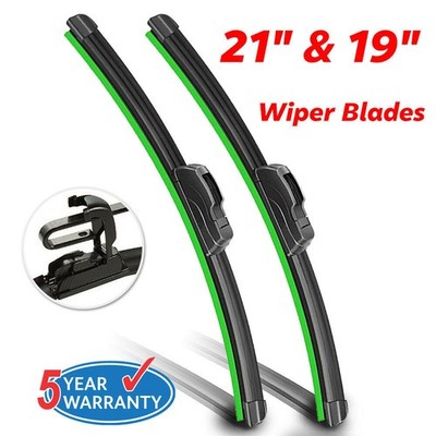 21''& 19'' Windshield Wiper Blades OEM Quality Beam Premium Hybrid silicone J-Hook