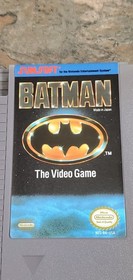 Batman: El Videojuego Nintendo NES Caja Manual Instrucciones Insertar Completo &iexcl;En Caja!