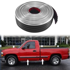13ft Chrome Body Side Molding Trims For 1999-2007 Chevy Silverado 1500 2500 3500 13ft Chrome Body Side Molding Trims For 1999-2007 Chevy Silverado 1500 2500 3500