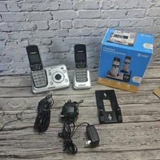 AT&T CL82229 2-Handset Cordless Phone System w/ Answering Machine READ DESCRIPTI