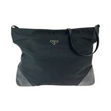 Prada Nylon Tessuto Triangle Logo Messenger Bag