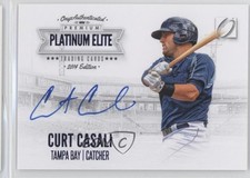 2014 Onyx Platinum Elite Blue Auto 145/200 Curt Casali #PE-CC Auto 0a1