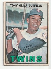 1967 TOPPS O-Pee-Chee OPC #50 TONY OLIVA TWINS HOF VINTAGE 1960S VG-VGEX
