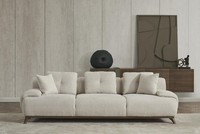 LuxuriöSe Wohnzimmer Polstergarnitur Designer Dreisitzer Anrichte 2Tlg