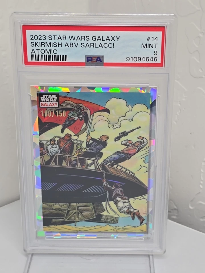 2023 Star Wars Galaxy Skirmish ABV Sarlacc! Atomic N⁰14 #/150 PSA 9 Estado perfeito - Imagem 2 de 4
