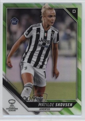 2021-22 Chrome UEFA Women's Champions League 66/99 Matilde Skovsen Rookie RC 1o2