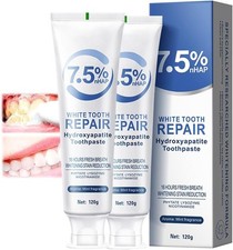 2 pastas dentales con hidroxiapatita al 7,5  para proteger el esmalte