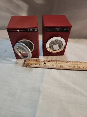 #ad #ad Red Dollhouse miniature washer and dryer units typically in a 1:12 scale. $21.99