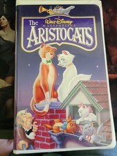 The Aristocrats VHS Walt Disney, 1996 Masterpiece Collection Clamshell Clean