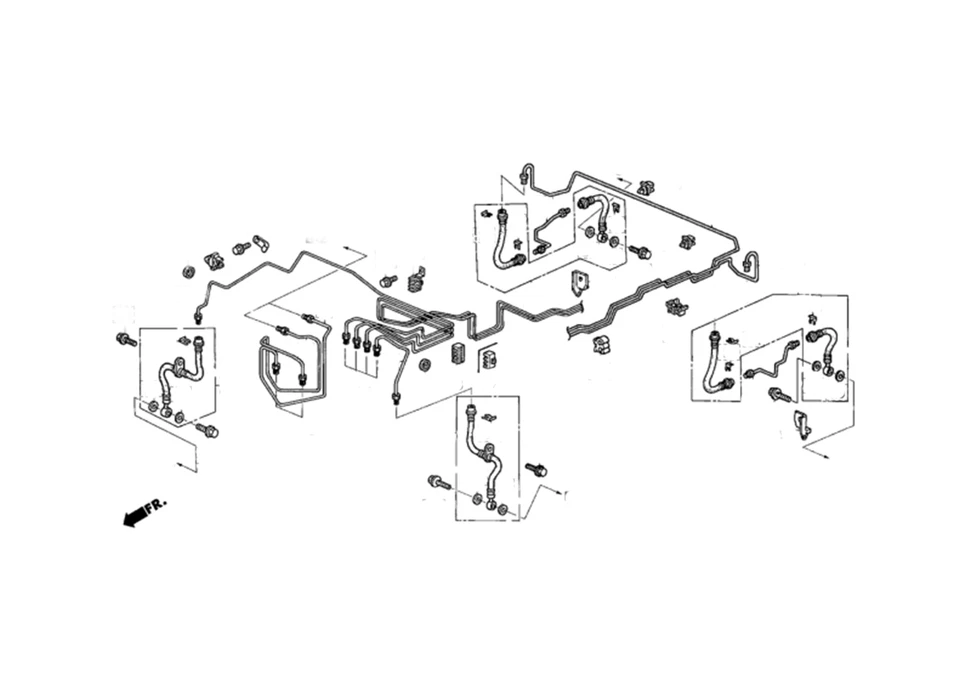 Se adapta a Honda Odyssey 2002-2004, 3,5 L V6, juego de línea intermedia; acero HIN0301OM Foto 2 de 2