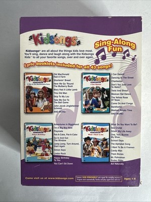 Kidsongs - Sing-Along Fun - Box Set (4 DVD Box Set) 1985-1998 RARE