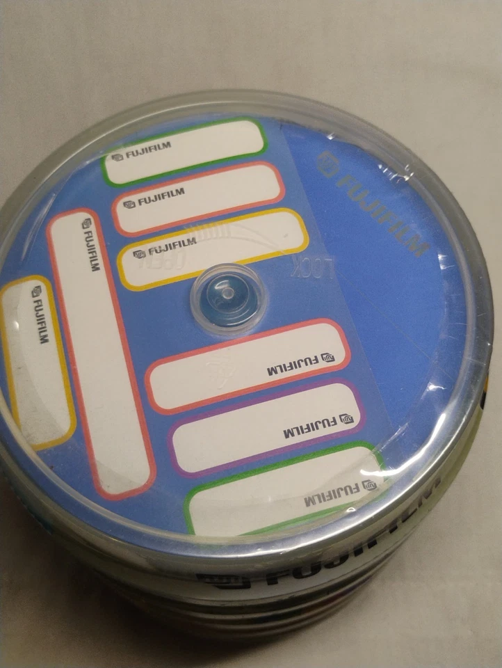 FujiFilm CD-R 50 Pack COLOR  – 700MB 80min 48x – Unopened Spindle Tower DISC🗼 - Image 4 of 4