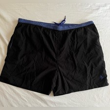 Bert Pulitzer Swim Trunks Collectors Edition Size XL Black Blue Vintage