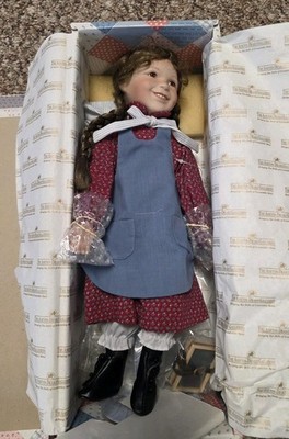 Ashton Drake Laura Ingalls Doll 15 Inch Little House On the Prairie Box COA