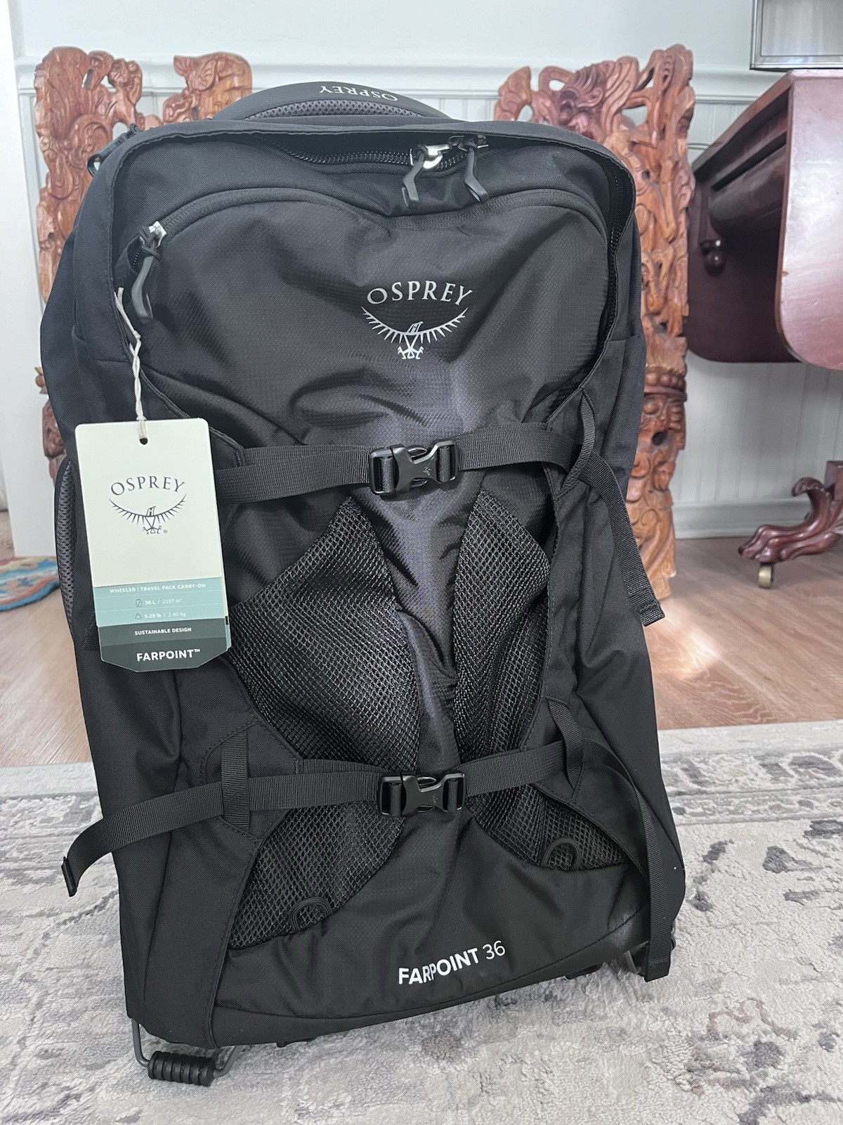 Osprey Farpoint 36L Wheeled Travel Carry-On + Backpack (COMB