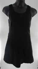 Merona Black Solid Sleeveless Scoop Neck A Line Dress Women's Size: Medium