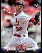 Jack Flaherty Cardinals 2018 Topps RC Rookie S-31 Baseball Card. rookie card picture