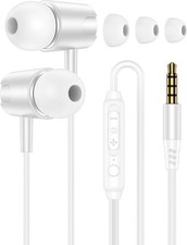 Wired Earbuds 3.5mm Jack with Mic, iPhone Earphones Wired for iPhone SE/6/6 Plus