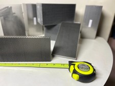 Qty. of six 304 stainless steel structural honeycomb for laser cutter beds, etc.
