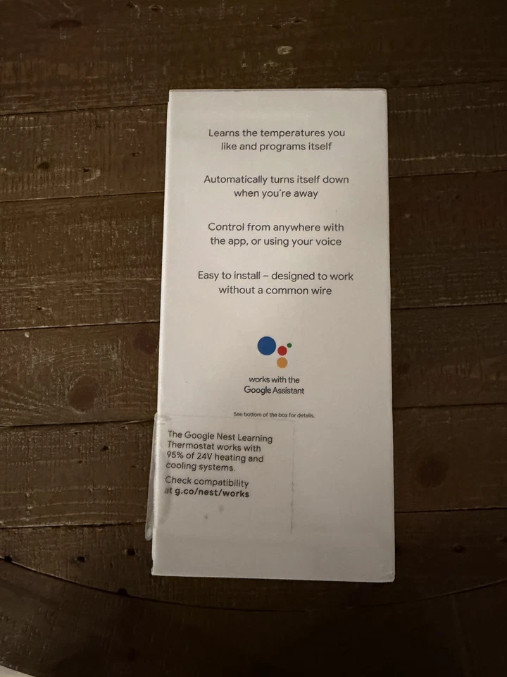 Nest 第 3 代学习黑色可编程恒温器 T3016US — 第 3/4 张图片