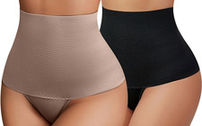 Women Tummy Control Thong Shapewear Seamless Thong Panties Body Shaper Underwear