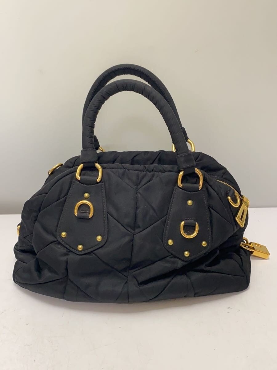 PRADA Handbag Nylon BLK Solid - image 3