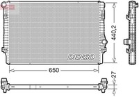 KÜHler MotorkÜHlung Denso DRM32049 FÜR Audi Cupra Seat Skoda VW WasserkÜHler