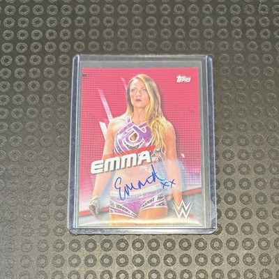 2016 Topps Divas Revolution Emma Sticker Auto #25/25