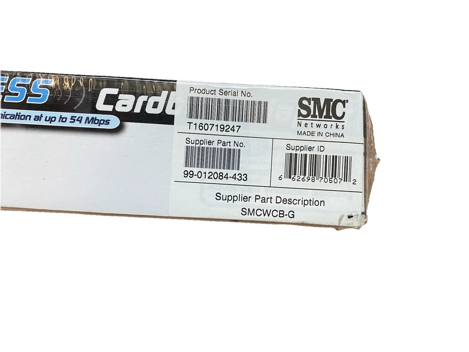 NEW SMC SMCWCB-G Wireless Cardbus Adapters 54 Mbps WIN. 98 /2000 / XP / VISTA - Image 4 of 4