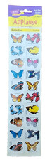 Vintage Sealed 1998 Trend Applause Butterflies Sticker Pack - T-47073