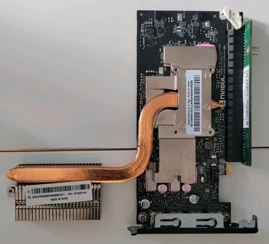 Lenovo nVidia P1000 4GB GDDR5 for Tiny M90q P340 P360 with heatsink 5H40U92993 - Image 2 of 4