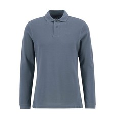 Barbour Essential L/S Polo Shirt Bluestone