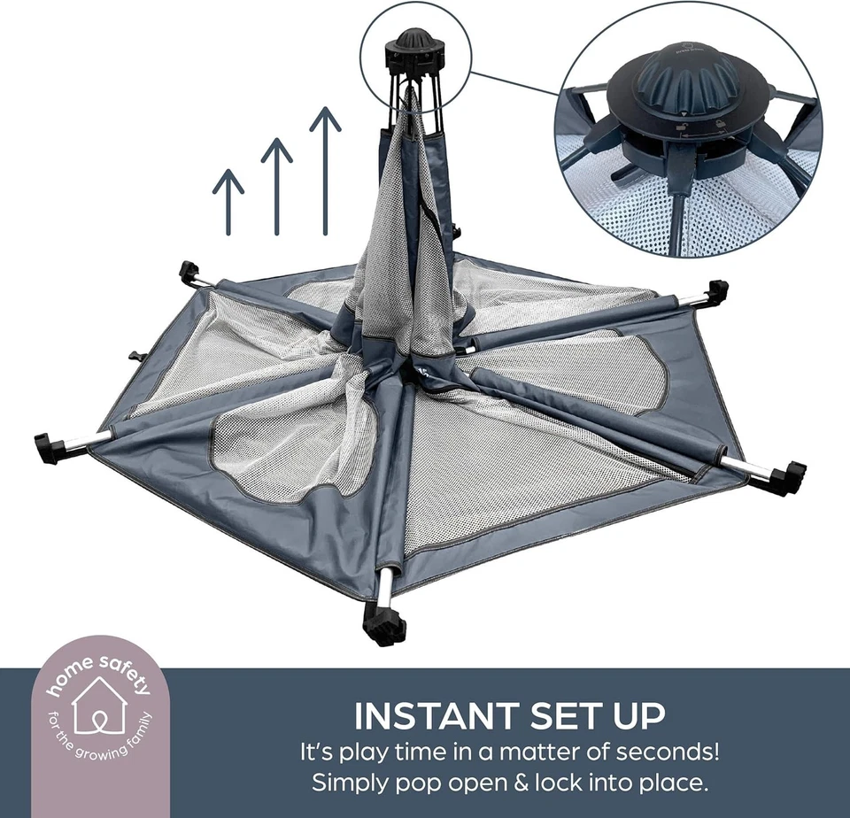 Adventure Pop Up Playpen Tent for Kids Indoor and Outdoor Portable Playard - Image 3 of 4