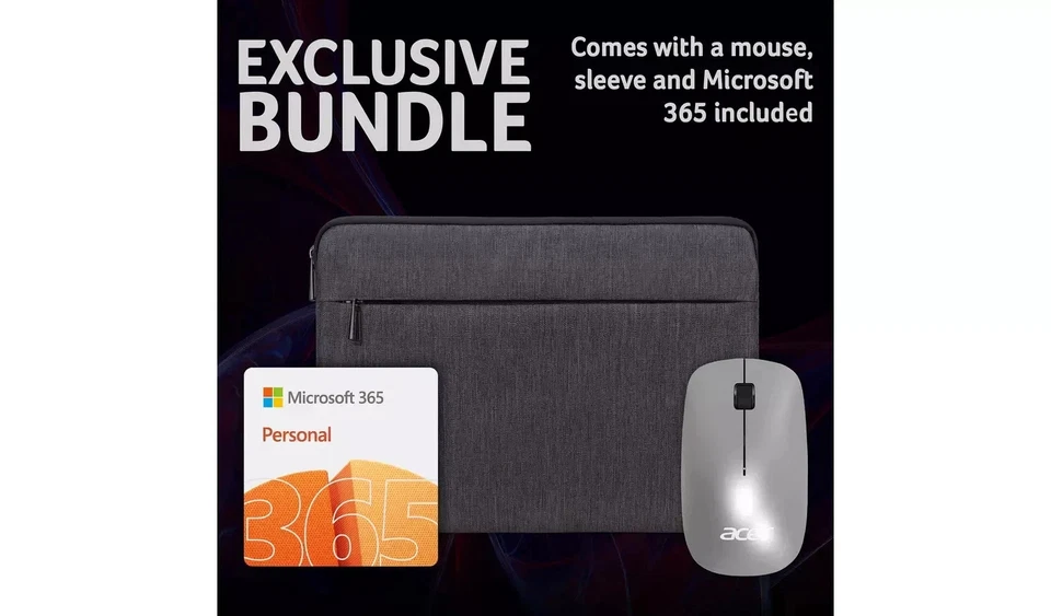 Acer Laptop Aspire Go 15.6in N100 4GB 128GB Laptop Bundle Silver Win 11 NEW - Image 4 of 4