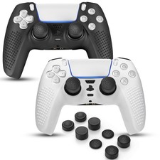 PS5 Controller Skin, Anti-Slip Soft Silicone Protective Cover Case for PlaySt...
