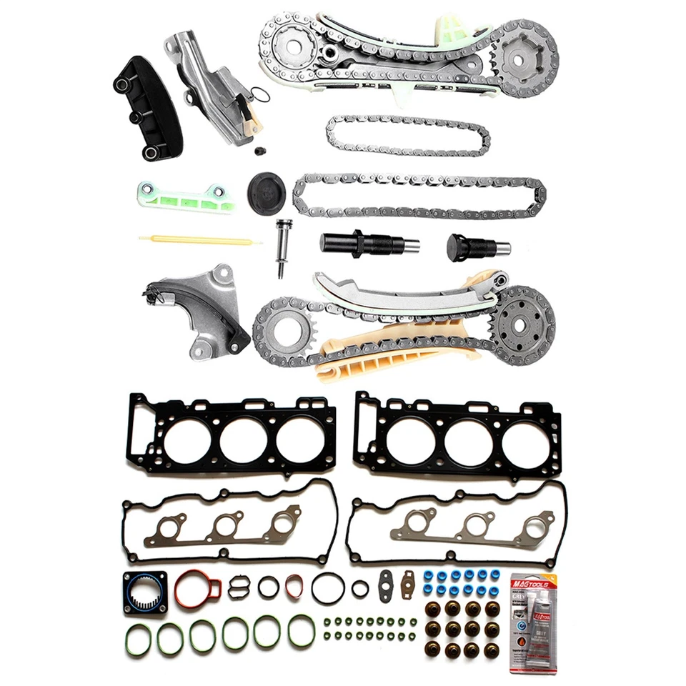 Timing Chain Kit Head Gasket Set For 2004 Ford Explorer Sport Trac 4.0L V6 - Image 2 of 4