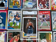 25 Lot Bol Bol GMA 10 Chrome Auto Refractor HOF RC Prizm Stars MLB NBA NFL