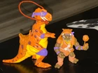 1993 VTG Playmates TMNT Ninja Turtles Cave Man Don Trippy Tyrannosaurus rare HTF