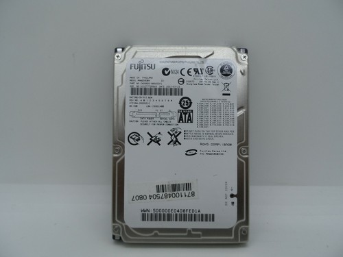 80 GB SATA NOTEBOOK FESTPLATTE FUJITSU MHW2080BH   2,5 ZOLL  #NFP256