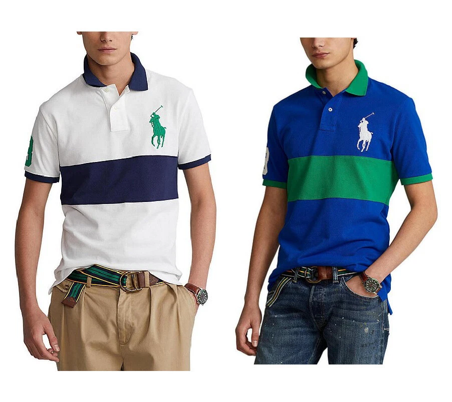 Polo Ralph Lauren Custom Slim-Fit Big Pony Mesh Short-Sleeve Polo Shirt |  Dillard's