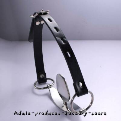 Stainless Steel Binding Tongue Depressor Scold's Bridle Mouth Flail Gags
