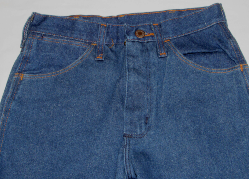 VTG NEW WRANGLER MEN'S SLIM FIT DENIM BLUE JEANS! BOOT CUT! 935DEN! USA! 27x30 - Picture 6 of 9