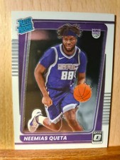 Neemias Queta #156 2021-22 Donruss Optic Rated Rookie Kings D0109A
