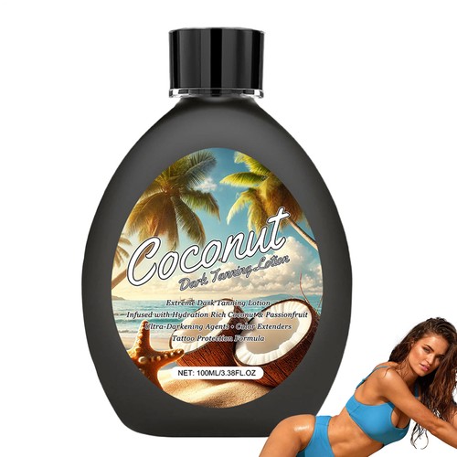 Tanning Lotion Dark Tanner Oil Accelerator 100ml Dark Hydrating Sunless