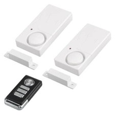 2x Loud 105dB Wireless Door Window Sensor Alarm Anti-Theft Home Security Chime